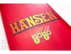 50-50 Mini - Red Tint - 7'6 X 22 1/4" X 2 3/8" - Single - US Box -Vague Surfing Oceane Boutique 50 50 mini red tint 76 x 22 14 x 2 38 single us box hansen surfboards 14