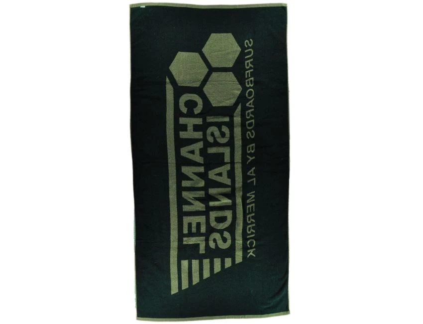 Beach Towel - Black / Olive 3 Beach Towel - Black / Olive