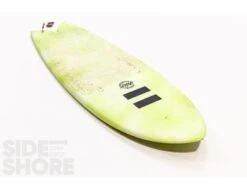 DAB - Fish - Yellow - 5'5 X 20 7/8" X 2 1/2" - 33.5 L - Futures - Twin -Vague Surfing Oceane Boutique dab fish yellow 55 x 20 78 x 2 12 335 l futures twin indio 2