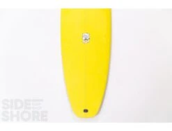 Egg Not - Mid - 7'4" X 21.50" X 2.78" - 49 L - Single US Box + Quad - Jaune -Vague Surfing Oceane Boutique egg not mid 74 x 2150 x 278 49 l single us box quad al merrick 10