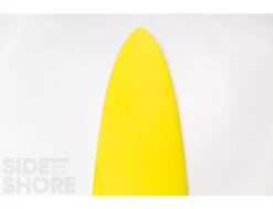 Egg Not - Mid - 7'4" X 21.50" X 2.78" - 49 L - Single US Box + Quad - Jaune -Vague Surfing Oceane Boutique egg not mid 74 x 2150 x 278 49 l single us box quad al merrick 11