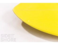 Egg Not - Mid - 7'4" X 21.50" X 2.78" - 49 L - Single US Box + Quad - Jaune -Vague Surfing Oceane Boutique egg not mid 74 x 2150 x 278 49 l single us box quad al merrick 13