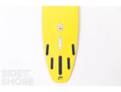 Egg Not - Mid - 7'4" X 21.50" X 2.78" - 49 L - Single US Box + Quad - Jaune -Vague Surfing Oceane Boutique egg not mid 74 x 2150 x 278 49 l single us box quad al merrick 14