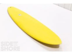 Egg Not - Mid - 7'4" X 21.50" X 2.78" - 49 L - Single US Box + Quad - Jaune -Vague Surfing Oceane Boutique egg not mid 74 x 2150 x 278 49 l single us box quad al merrick 2