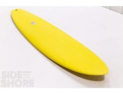 Egg Not - Mid - 7'4" X 21.50" X 2.78" - 49 L - Single US Box + Quad - Jaune -Vague Surfing Oceane Boutique egg not mid 74 x 2150 x 278 49 l single us box quad al merrick 3