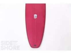 Egg Not - Mid - 7'4" X 21.50" X 2.78" - 49 L - Single US Box + Quad - Red -Vague Surfing Oceane Boutique egg not mid 74 x 2150 x 278 49 l single us box quad red rusty surfboards 13