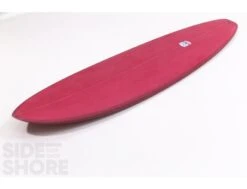 Egg Not - Mid - 7'4" X 21.50" X 2.78" - 49 L - Single US Box + Quad - Red -Vague Surfing Oceane Boutique egg not mid 74 x 2150 x 278 49 l single us box quad red rusty surfboards 15