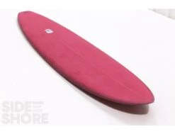 Egg Not - Mid - 7'4" X 21.50" X 2.78" - 49 L - Single US Box + Quad - Red -Vague Surfing Oceane Boutique egg not mid 74 x 2150 x 278 49 l single us box quad red rusty surfboards 2