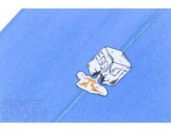 Egg Not - Mid - 7'6" X 21.75" X 2.80" - 51 L - Single US Box + Quad - Blue -Vague Surfing Oceane Boutique egg not mid 76 x 2175 x 280 51 l single us box quad red rusty surfboards 10