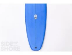 Egg Not - Mid - 7'6" X 21.75" X 2.80" - 51 L - Single US Box + Quad - Blue -Vague Surfing Oceane Boutique egg not mid 76 x 2175 x 280 51 l single us box quad red rusty surfboards 11