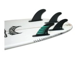 F6 Alpha Series - Carbon / Teal - Combo - M -Vague Surfing Oceane Boutique f6 alpha series carbon teal combo m futures 3