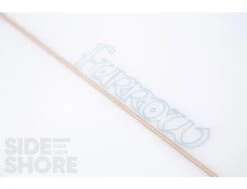 Floyd Pepper - Clear - 7'4 X 20 1/2" X 2 3/4" - Twin - FCS -Vague Surfing Oceane Boutique floyd pepper clear 74 x 20 12 x 2 34 twin fcs furrow surfcraft 19