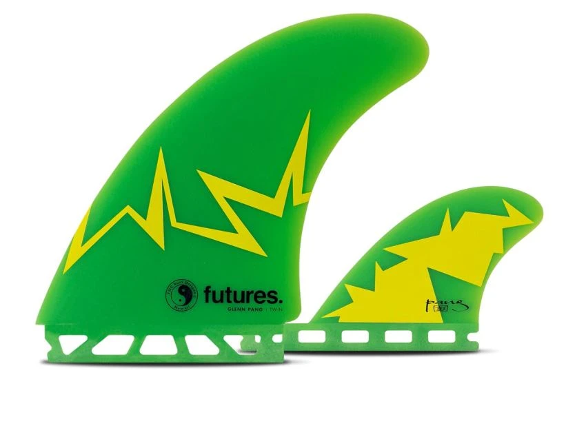 Glenn Pang Fiberglass - Green / Yellow - Twin + Mini Trailer 7 Glenn Pang Fiberglass - Green / Yellow - Twin + Mini Trailer – Image 5