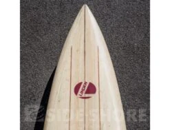 Gun - 9'10" - Full Balsa - Quad Futures -Vague Surfing Oceane Boutique linden gun 910 full balsa quad futures 3