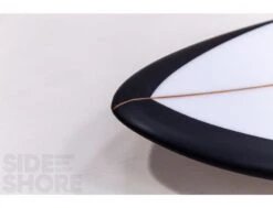 Myconaut - Black Rails - 5'5 X 20 1/2" X 2 7/16" - Quad - Futures -Vague Surfing Oceane Boutique myconaut black rails 55 x 20 12 x 2 716 quad futures christenson surfboards 15