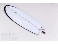 Myconaut - Black Rails - 5'5 X 20 1/2" X 2 7/16" - Quad - Futures -Vague Surfing Oceane Boutique myconaut black rails 55 x 20 12 x 2 716 quad futures christenson surfboards 16