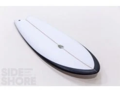 Myconaut - Black Rails - 5'5 X 20 1/2" X 2 7/16" - Quad - Futures -Vague Surfing Oceane Boutique myconaut black rails 55 x 20 12 x 2 716 quad futures christenson surfboards 2