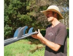 Rasta Honeycomb - Black / Blue - Twin + Mini Trailer -Vague Surfing Oceane Boutique rasta honeycomb black blue twin mini trailer futures 3