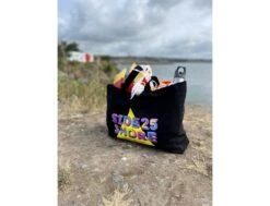 Tote Bag 25ans -Vague Surfing Oceane Boutique tote bag 25ans side shore 3