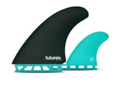 TP Patterson Honeycomb - Black / Teal - Twin + Mini Trailer -Vague Surfing Oceane Boutique tp patterson honeycomb black teal twin mini trailer futures 3