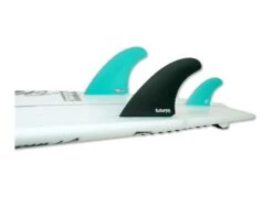 TP Patterson Honeycomb - Black / Teal - Twin + Mini Trailer -Vague Surfing Oceane Boutique tp patterson honeycomb black teal twin mini trailer futures 4