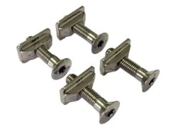 Vis 25mm M7 Titanium CSK Screw T-NUT Set